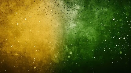 Poster - Abstract textured background with golden yellow and deep green hues