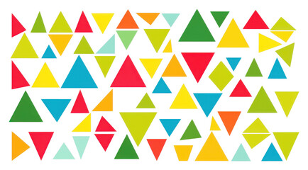 Poster - Colorful geometric patterns abstract art digital design vibrant environment top-down view contemporary concept