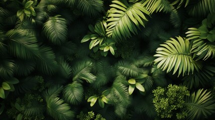 Poster - Lush Green Tree Foliage