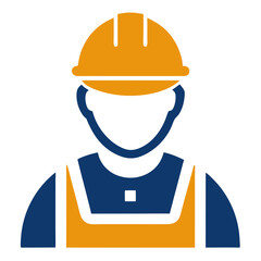 construction worker icon design