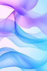 Wall Mural - A blue and purple wave pattern with a white background. The colors are vibrant and the pattern is flowing