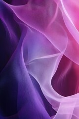 Wall Mural - Pink and Purple Fabric Close-Up