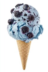 Wall Mural - Blueberry Ice Cream