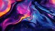 © heinng - Vibrant Swirling Abstract Digital Painting: Close-Up View of Vivid Colors. AI Generated