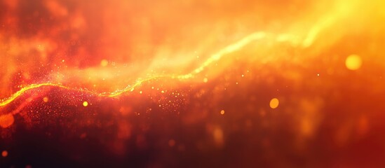 Poster - Abstract Dynamic Motion Background with Warm Tones Ideal for Business Analytics and Financial Growth Concepts with Copyspace for Text