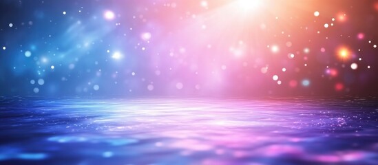Poster - luminous abstract background with vibrant flowing liquid textures and iridescent colors creating a s