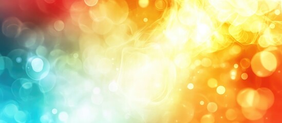 Poster - dynamic abstract background with vibrant colors and shapes featuring empty space for text and design