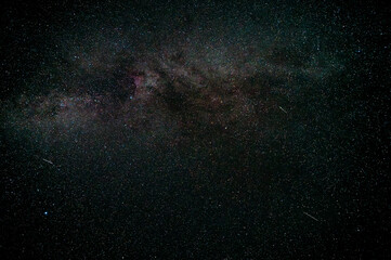 Wall Mural - night starry sky, milky way and constellations