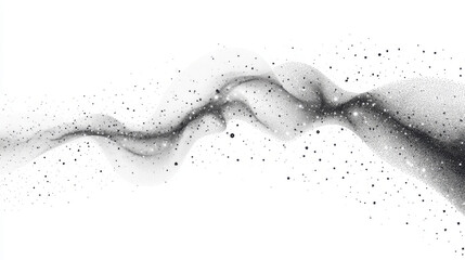 Poster - Abstract mash line and point outsource text from the arrow on white background with an inscription. Business concept starry sky or space, consisting of stars and the universe. Vector business