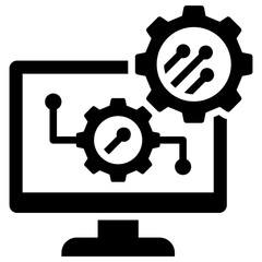 Sticker - Computer System Icon