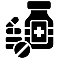 Canvas Print - Medicine Icon