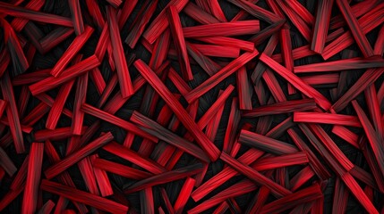 Poster - Elegant bamboo brushstroke pattern with subtle red tones and an editable text zone created using 3D techniques  This abstract nature inspired design is perfect for backgrounds digital art