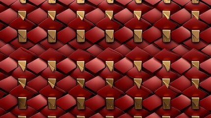 Poster - Stacked red envelopes with gold characters on a seamless background creating an editable text area for digital This design symbolizes prosperity wealth and the cultural traditions of Chinese New Year