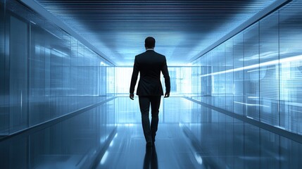 Poster - Cyber Resilience Action Corporate Office Professional Image Sleek Environment Perspective Viewpoint
