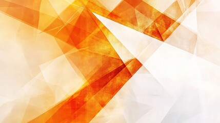 Poster - Abstract Background with Orange and White Stripes in Modern Design