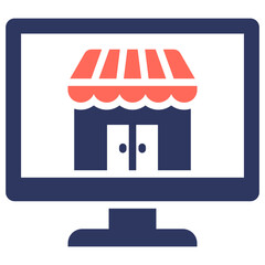 Sticker - Online Shop Icon