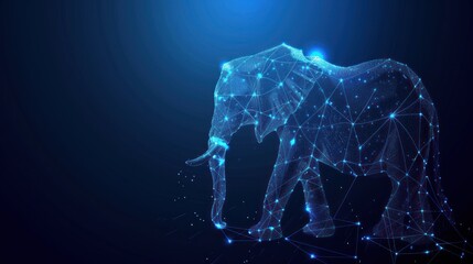 Abstract Elephant Illustration