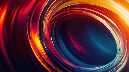 Wall Mural - Abstract swirling vortex of vibrant colors 