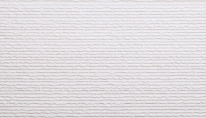 Fototapete - close-up of white textured watercolor paper with horizontal ridges and fine details for artistic backgrounds and craft projects

