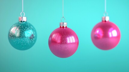 Poster - Floating Taels with a Festive Glow Set Against a Seamless Clean and Text Friendly 3D Background  This Vibrant Elegant and Modernist Design Exudes a Sense of Sophistication and Luxury