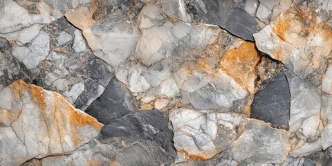 Poster - Italian crystal breccia marble texture showcases a unique background ideal for interior and exterior decorations. This stunning marble texture is perfect for grunge wallpaper, wall tiles, and floor