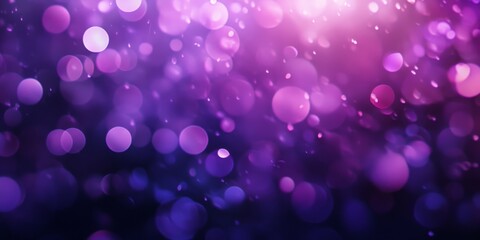 Leinwandbilder - Blurred purple abstract background featuring captivating bokeh effects, creating an enchanting atmosphere. This purple blur with bokeh adds a unique touch to any design or project.