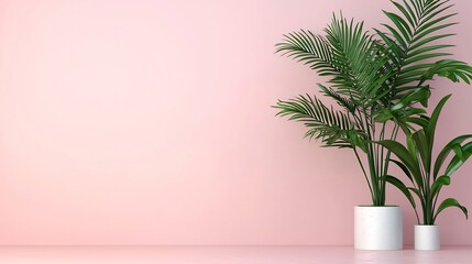 Poster - Minimalistic tael arrangement with soft glow and clean vibrant background providing an open text zone for creative 3D design  This digital artwork showcases a modern