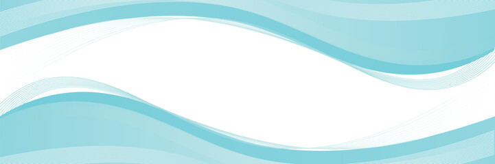 Abstract blue wave background, minimal wave design concept, vector illustration. for banner, banner.