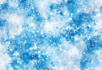 Poster - Abstract overlay of icy blue tones and textures create a cool, serene background suitable for winter-themed designs, digital art, or website decor enhancing visual appeal.