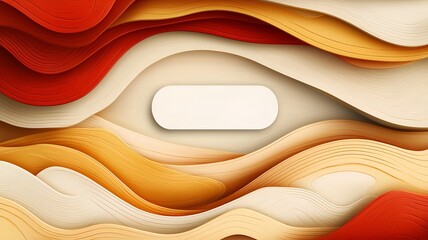 Poster - Minimalist and contemporary Chinese New Year background design featuring smooth gradients of rich red and gold colors with a clean white text placeholder in the center