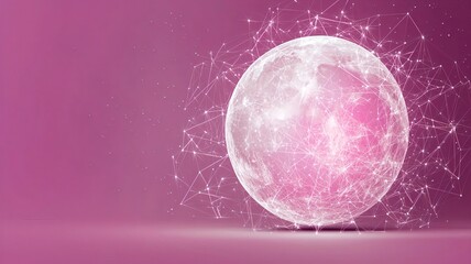 Poster - Glowing Celestial Chinese Zodiac Digital Background with Constellation Patterns and Minimalist Text Placeholder  Elegant Astrological Graphic Design for New Year or Festival