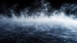 © ANUAR - Mystical Fog and Mist Over Dark Water Surface at Night Creating Enigmatic Atmosphere Perfect for Backgrounds and Artistic Projects with Mysterious Tone