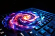 © Vladimir - 6 galaxy swirl swirling code creates a galaxy like spiral above