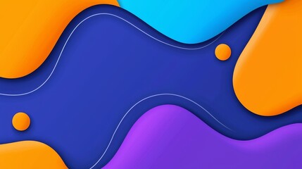 Poster - A black and dark backdrop featuring a grainy gradient in vibrant purple and orange, creating an abstract glowing color wave, perfect for noise texture banners, posters, or headers.