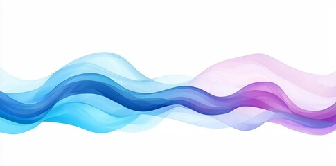 Poster - a modern, abstract background with glowing wave patterns. a dynamic design featuring flowing wave li