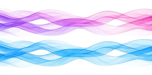 Poster - an abstract modern background with luminous waves. a dynamic element with flowing wave lines. a futu