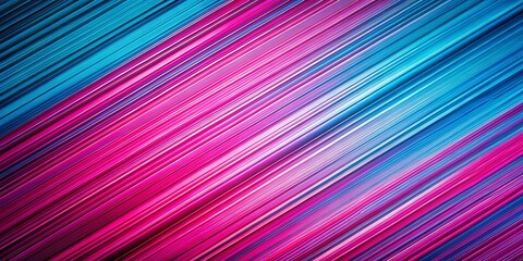 Poster - Abstract Diagonal Pink Blue Gradient Stripes,  Textured Background, Documentary Style Photography