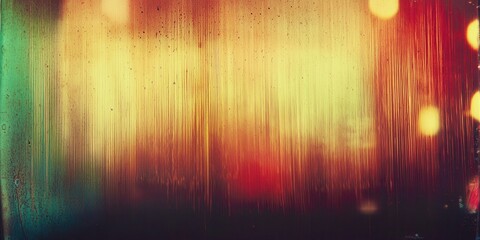 Poster - Colorful background with a red stripe