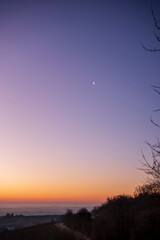Wall Mural - moon in winter