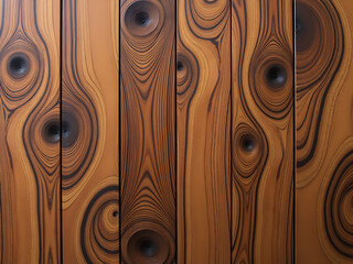Poster - Unique Exotic Wood Panel Design Features A Distinctive Textured Pattern With Intricate Details And Subtle Visual Interest Areas. 00002
