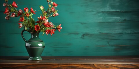 Wall Mural - still life with flowers