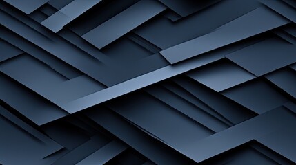 Poster - Dark blue background showcases geometric shapes and gradients, suitable for modern design presentations and visually appealing layouts SEAMLESS PATTERN