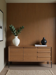 Poster - The Unique Texture Of Exotic Olive Wood Veneer Adds A Touch Of Elegance And Sophistication To Any Interior Space Instantly. 00001