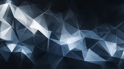 Leinwandbilder - Abstract dark blue and white geometric background