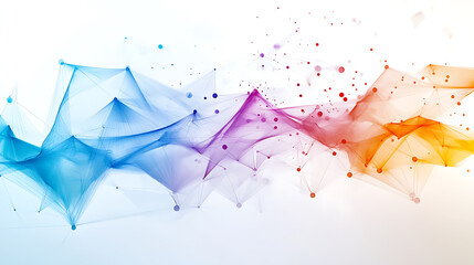 Poster - Dynamic colorful wave motion graphic abstract design digital art vibrant environment modern aesthetic