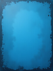 Aufkleber - The Blue Wall Background Has A Dark Grungy Border And Vintage Texture Design For Added Visual Interest Instantly. 00002