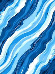 Aufkleber - The Abstract Pattern Features A Blend Of Smooth Curves And Sharp Lines In Shades Of Blue Creating A Dynamic Design Effect. 00003