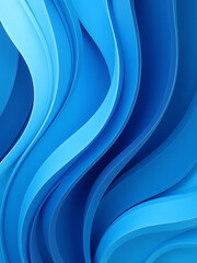 Aufkleber - The Abstract Pattern Features A Blend Of Smooth Curves And Sharp Lines In Shades Of Blue Creating A Dynamic Design Effect. 00002