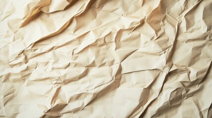 Poster - Crinkled vintage textured paper background for creative designs and artistic projects