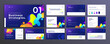 © AnK_studio - Abstract powerpoint presentation templates set, modern layout presentation background, banner template, brochure, landing page, company profile, business design package set, vector illustration.